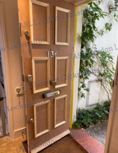 Panel Wooden Door Replacement After Burglary Repairs London