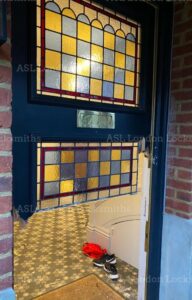 Actual Burglary Image taken by ASL - Top Door Installation Service Provider in London