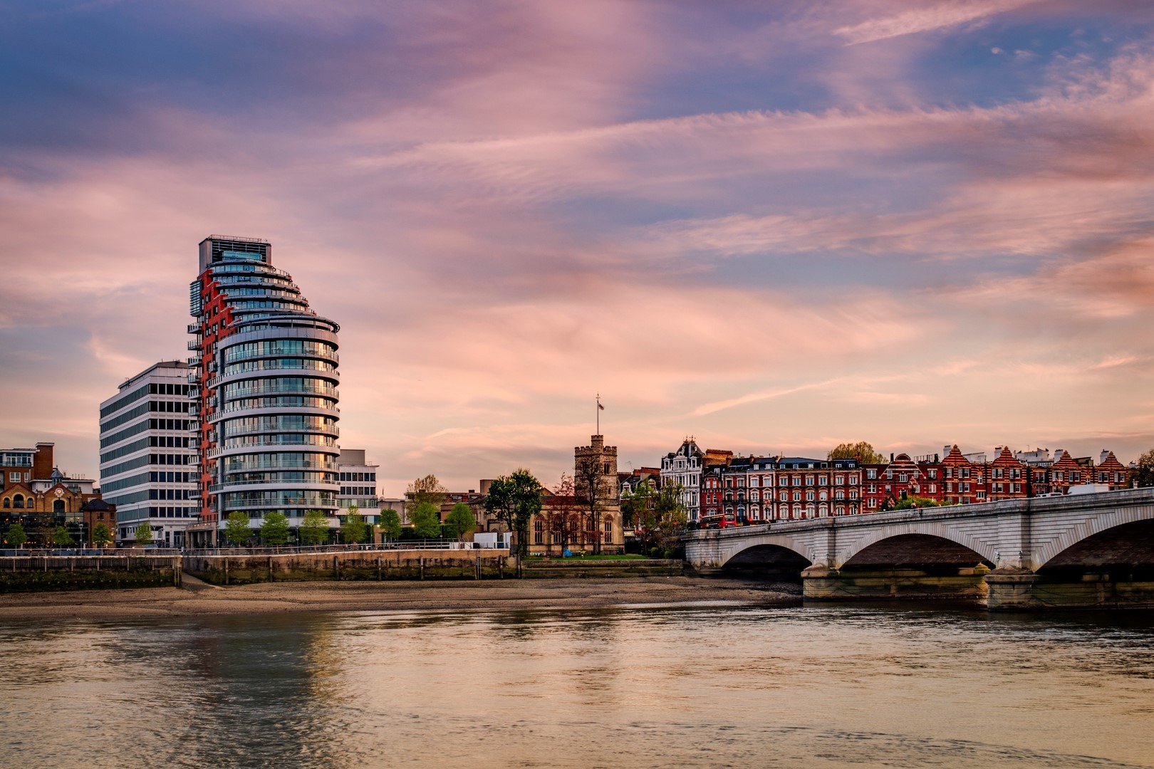 Putney bridge at sunset in London, England, UK - ASL Security Locks